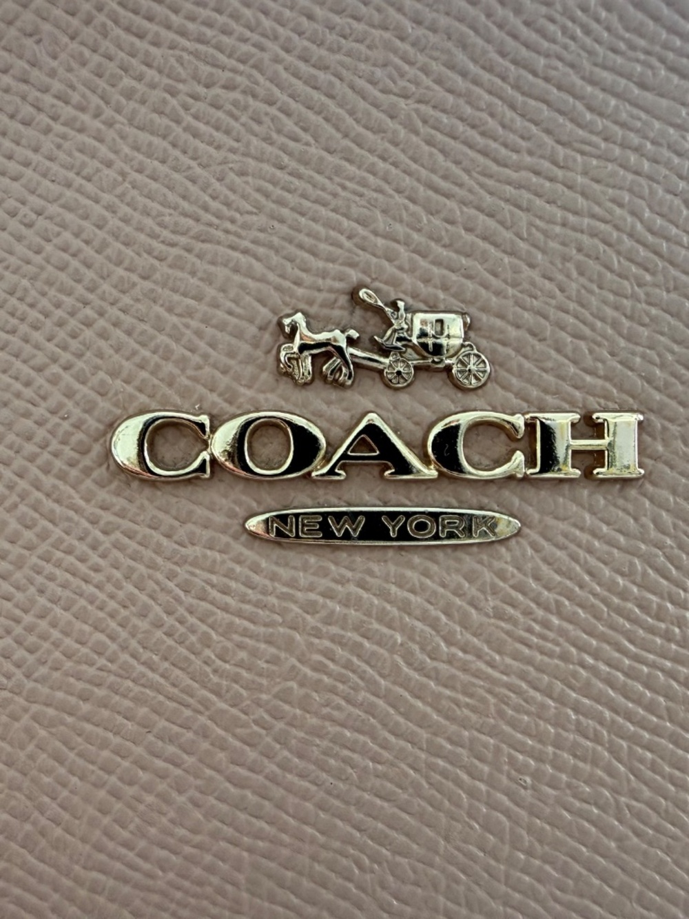 Coach Large City Tote in Blush, Excellent Used Condition - Picture 6 of 12